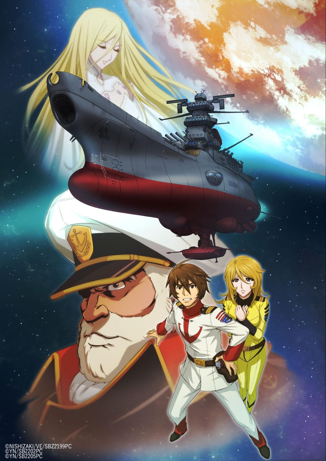 Yuki Nobuteru Uchuu Senkan Yamato Uchuu Senkan Yamato 2199 Kodai Susumu Mori Yuki Okita Juuzou 4284